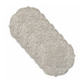 French Perle Linen Embroidered Round Placemats